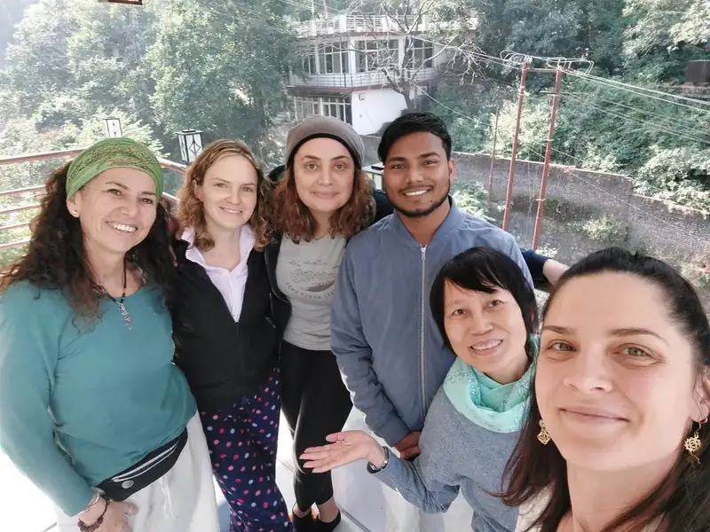 Sunday trips around Rishikesh Retreat guests exploring the temples and ghats around Rishikesh