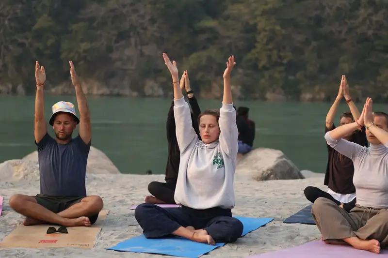 Yoga teacher training class